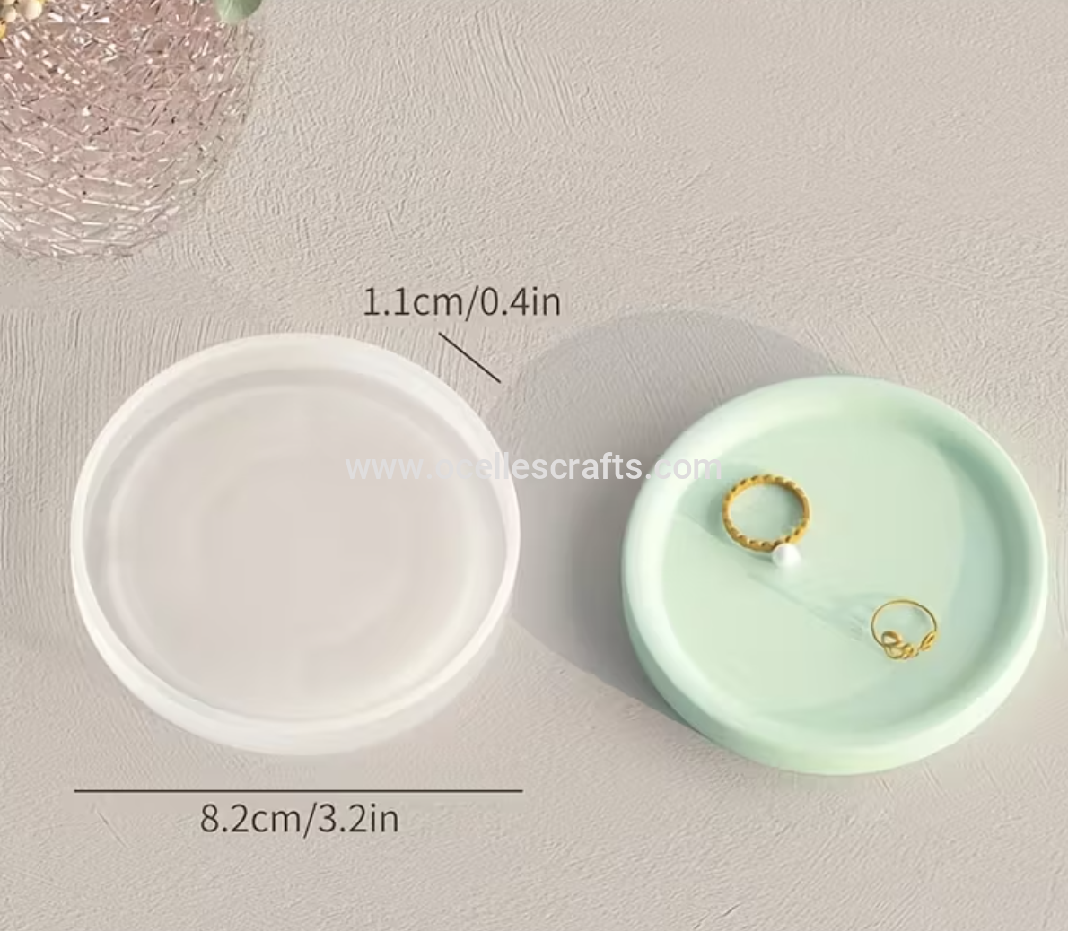 Medium Round Coaster Mold