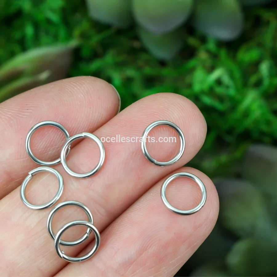 jumprings 20pcs 8mm silver