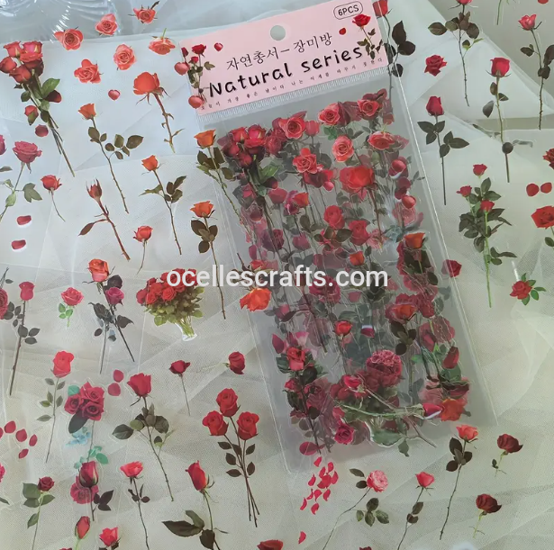 Red Natural Series Sticker