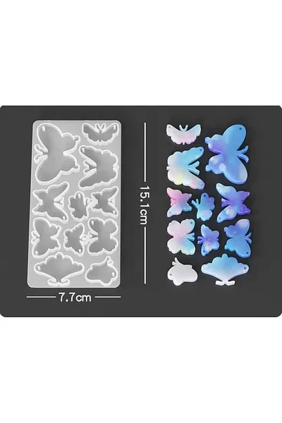 Multiple Cavity Butterfly Mold