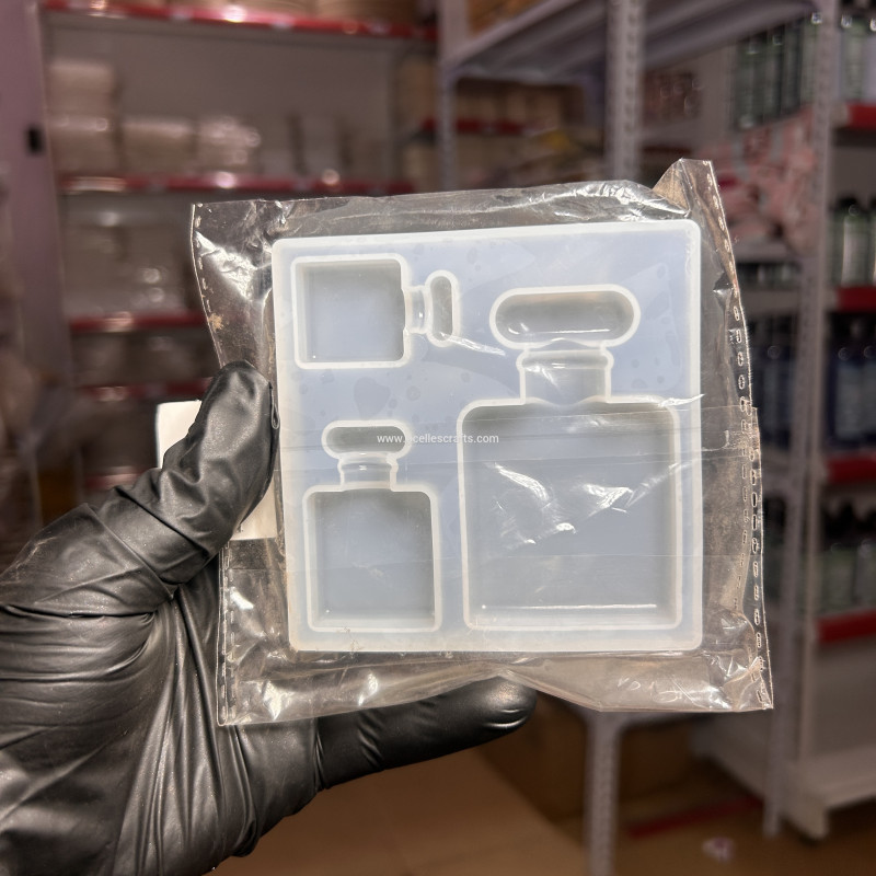 3 Cavity Perfume Shape Mold