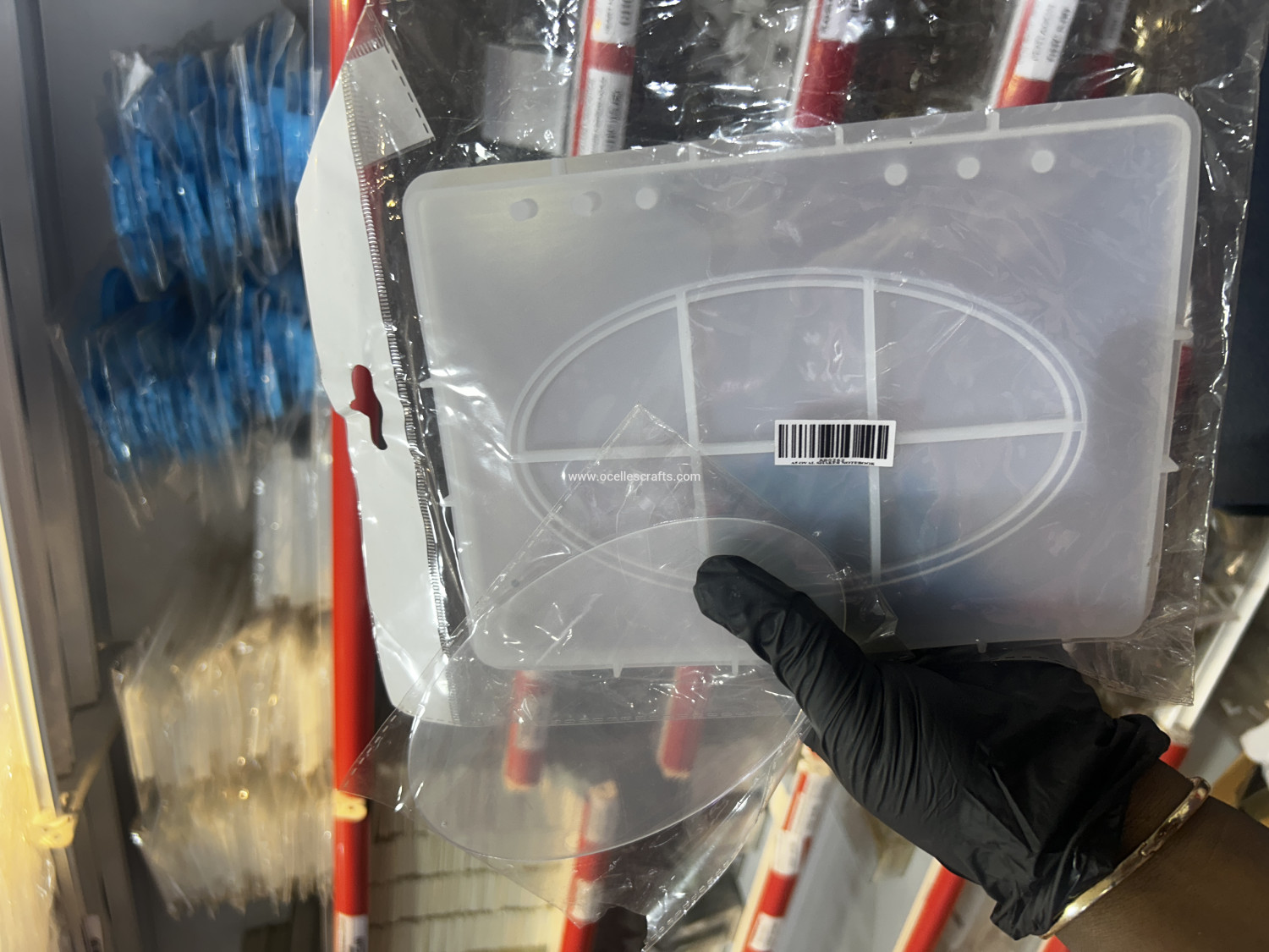 A5 single oval shaker notebook mold with acrylic film