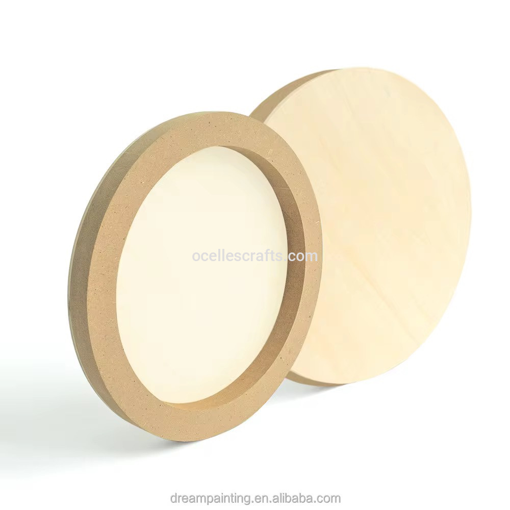15cm Round Cradle Board for Clock, Table. Frames, Wall Decor etc.